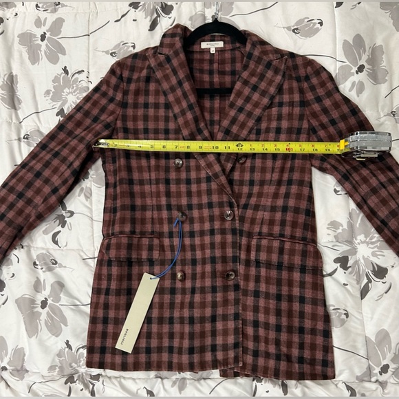 NWT Boglioli Milano Italian Double-Breasted Checked Blazer Multicolor Size 40 - Picture 10 of 10